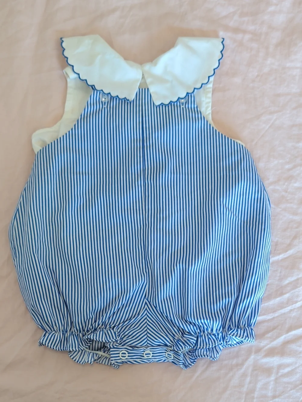 Vintage Sailor Overalls Matching Set Size 6-9 Months